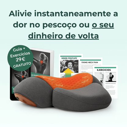 Almofada de massagem térmica 3 em 1