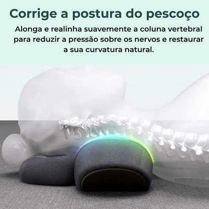 Almofada de massagem térmica 3 em 1