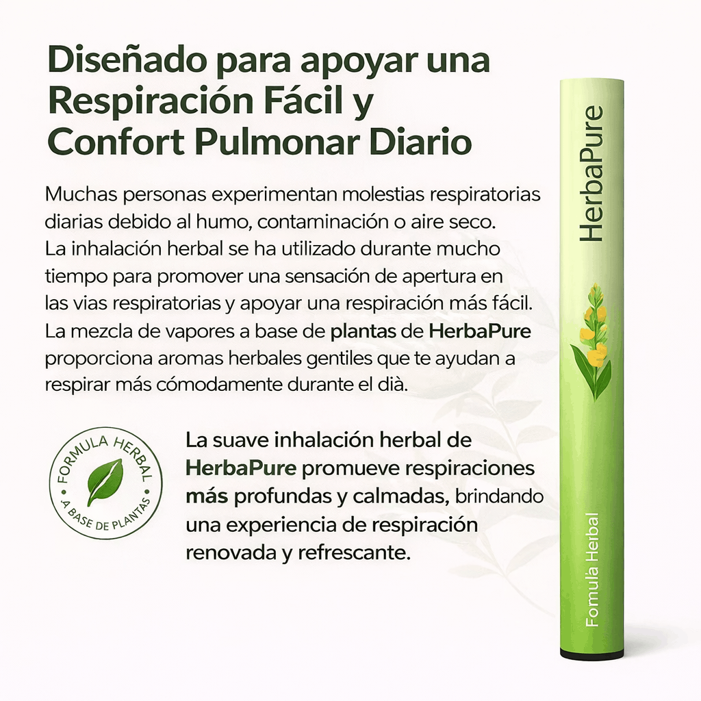 HerbaPure | Deja de fumar y limpia el daño tus pulmones rápidamente